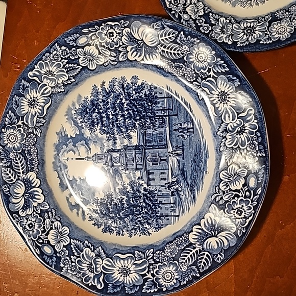 Staffordshire Ironstone place settings..set of plate, bowl, and salad plate - Picture 1 of 6